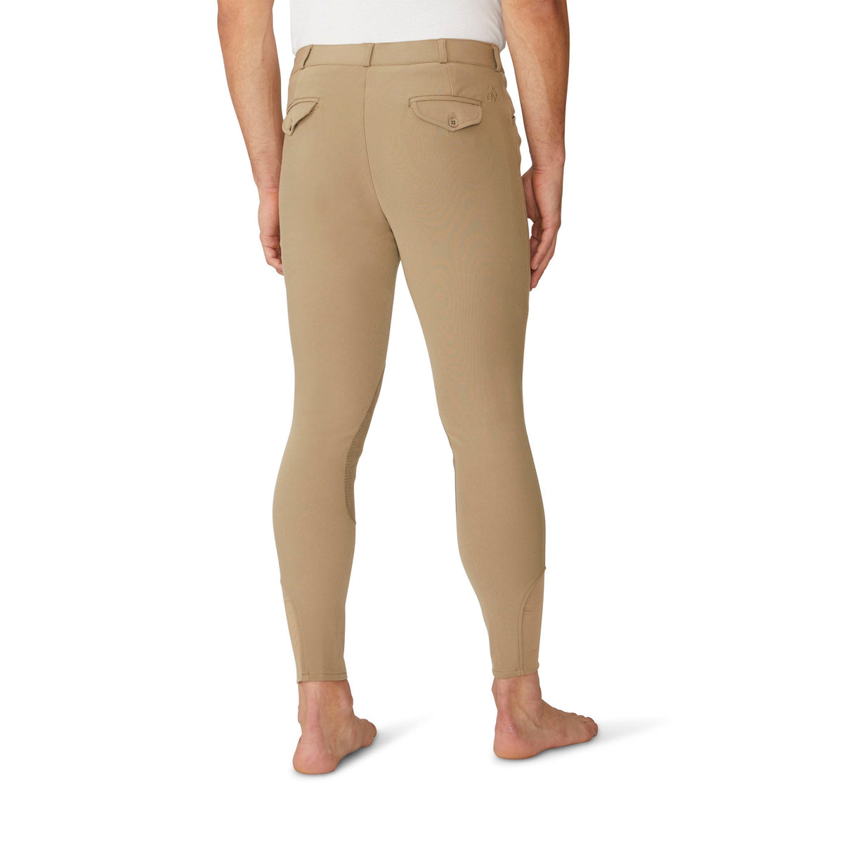 Men's EuroWeave DX Suede Knee Patch Breech - Light Tan