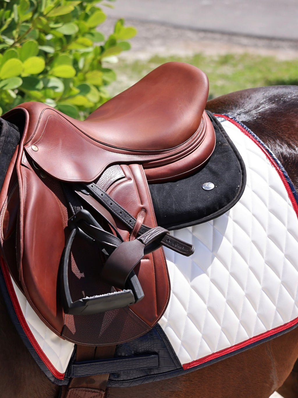 Jump Saddle Pad | White