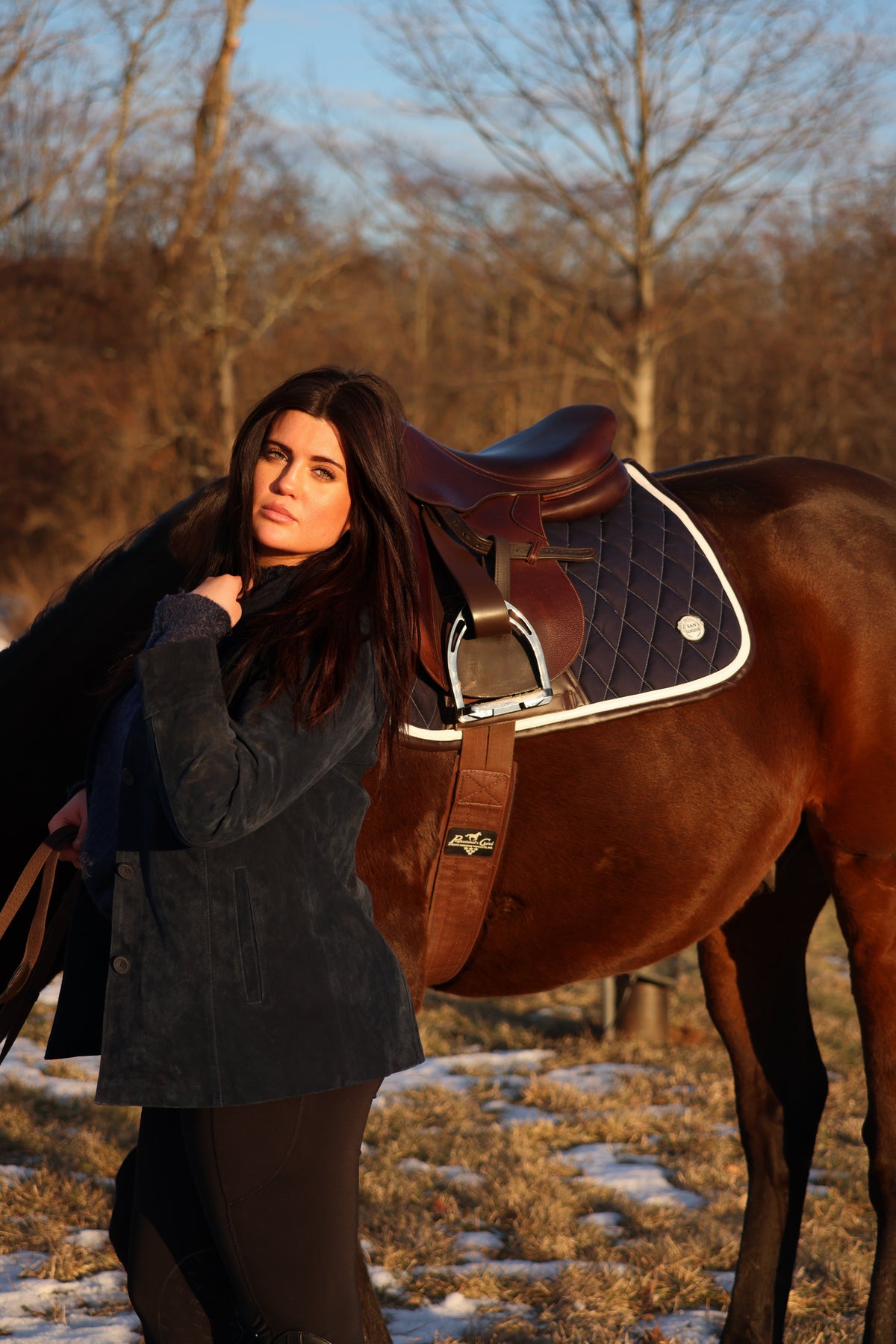 Jump Saddle Pad | Navy
