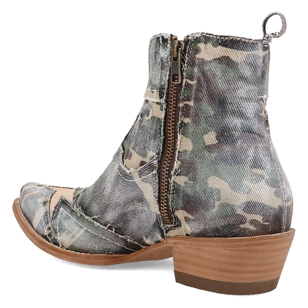 Dan Post Stardust - Women's Denim Cowgirl Booties