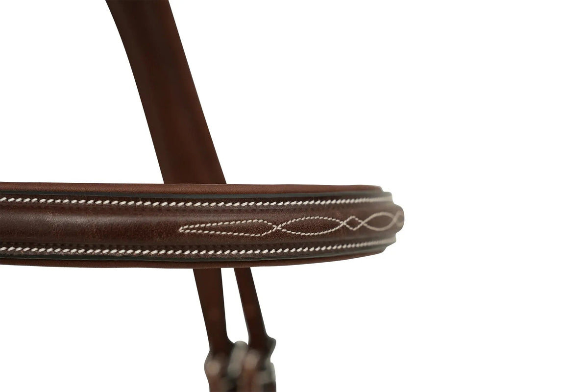 Huntley Equestrian Sedgwick Leather Padded Monocrown Figure 8 Bridle