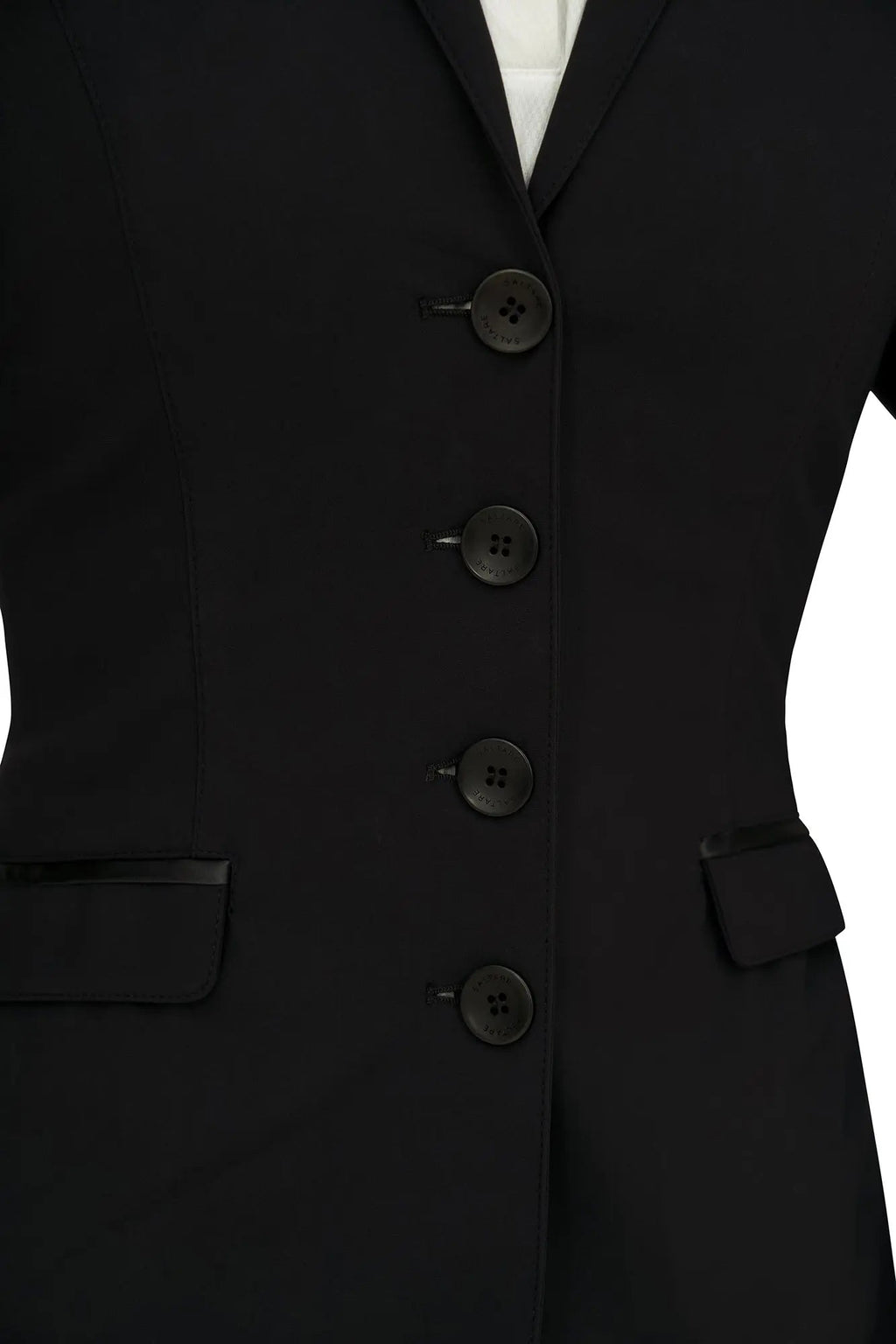Grand Prix Saltare Dolce 4 Button Riding Jacket, Black