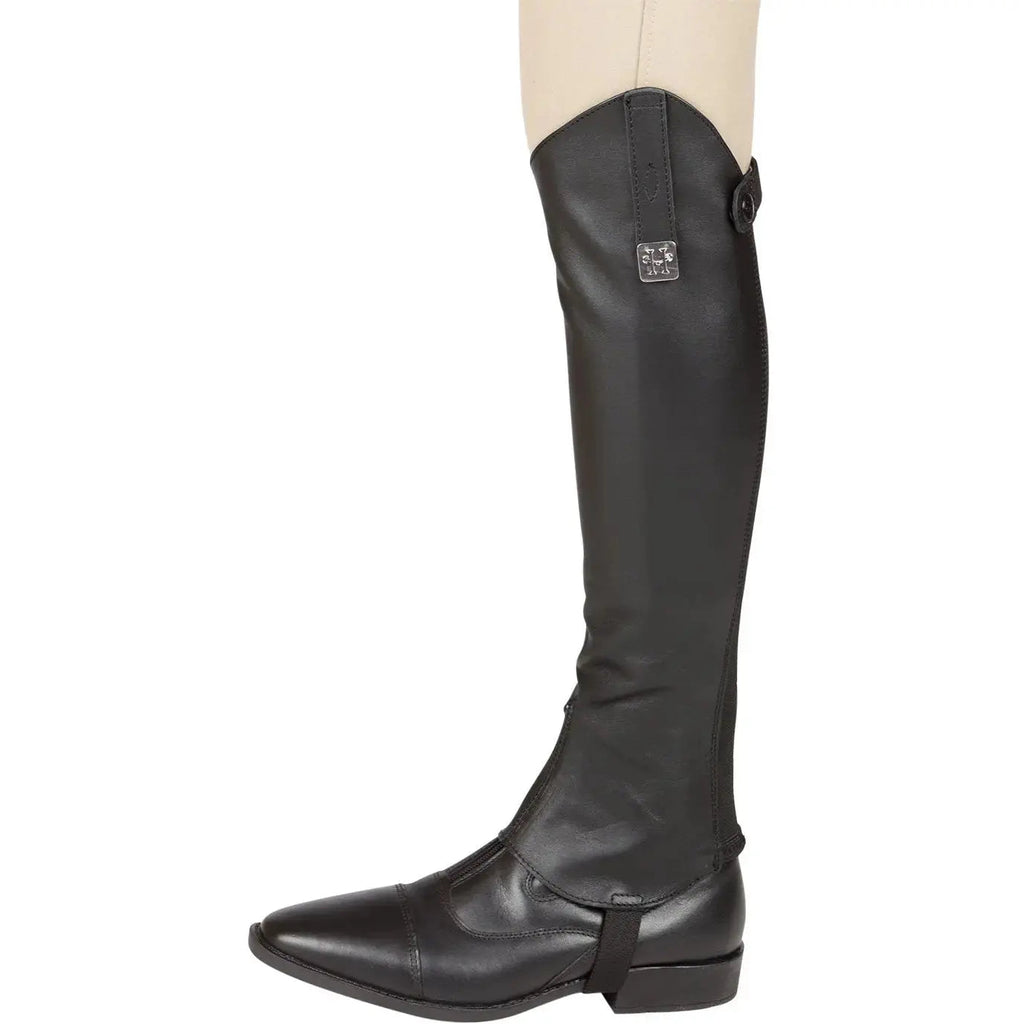 Huntley Equestrian Custom Fit Premium Leather Half Chaps