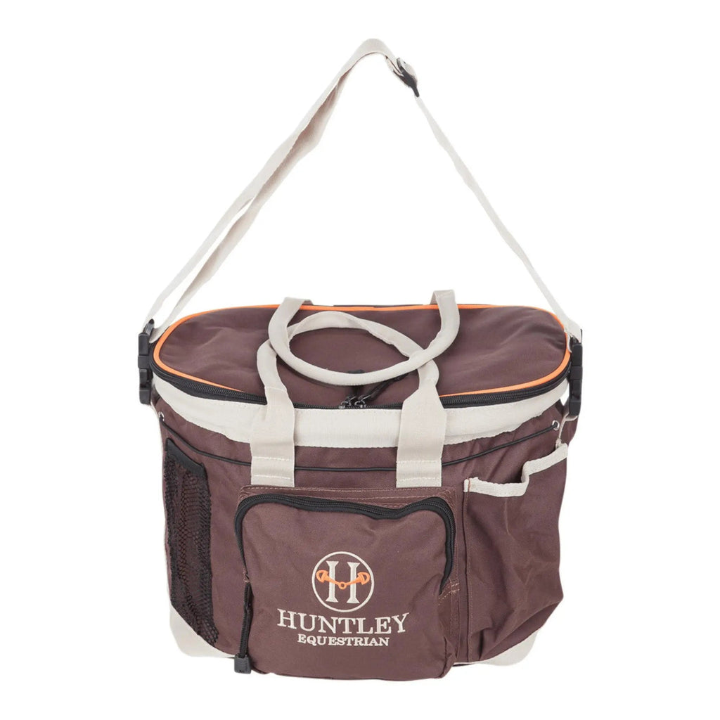 Huntley Equestrian Deluxe Grooming Bag, Brown