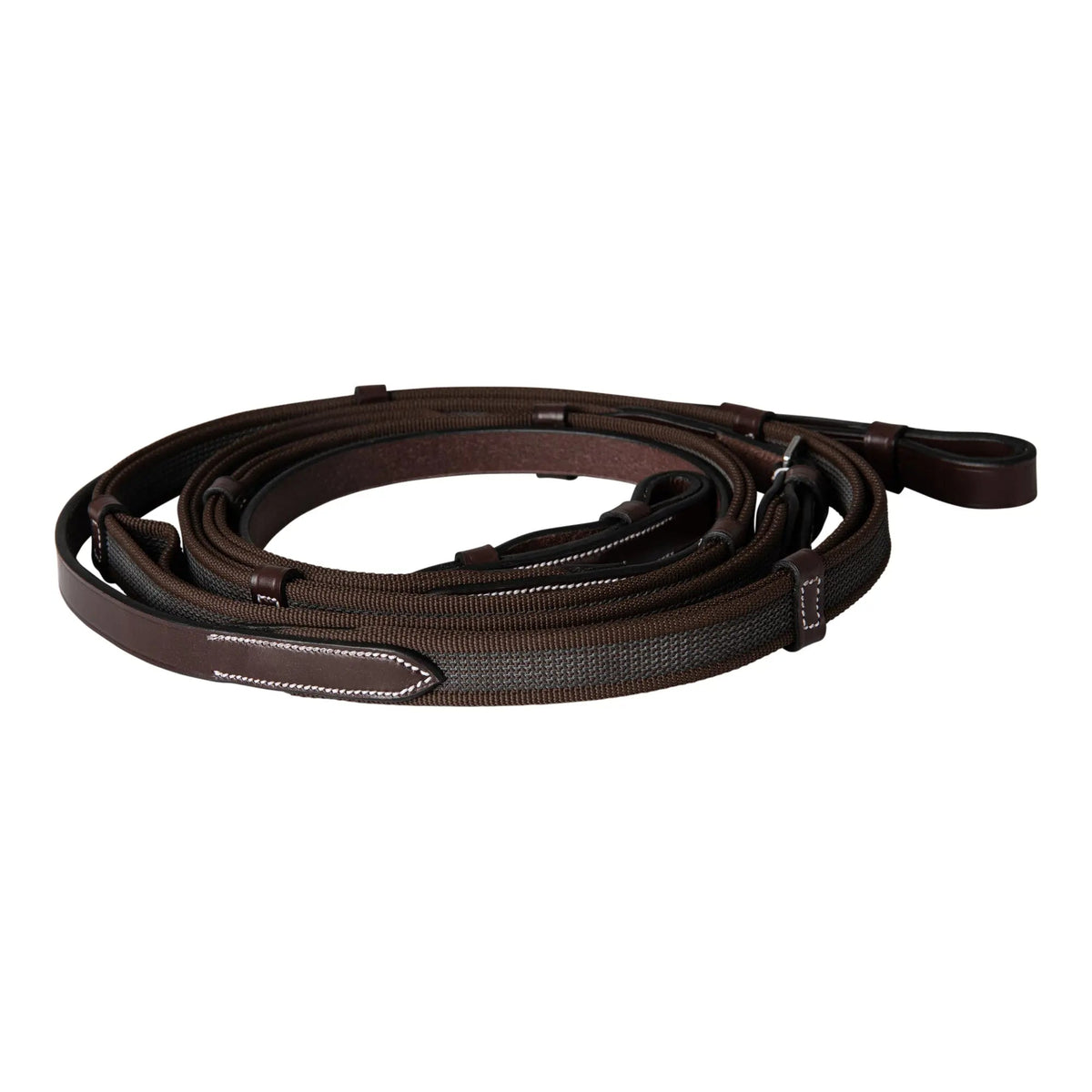 Huntley Equestrian Double Layer Web Grip Reins