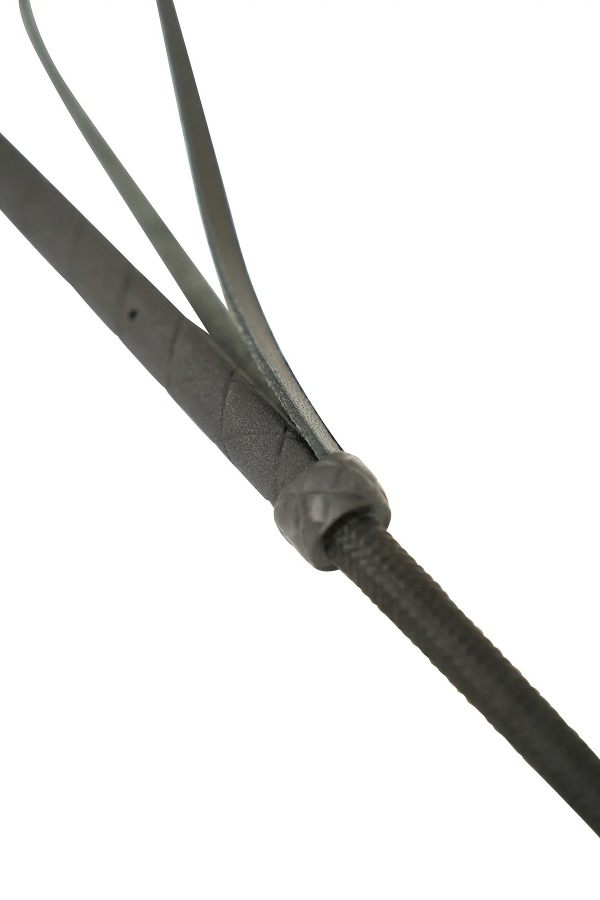 Huntley Equestrian English Riding Crop with Handle, 26" Inches, Black