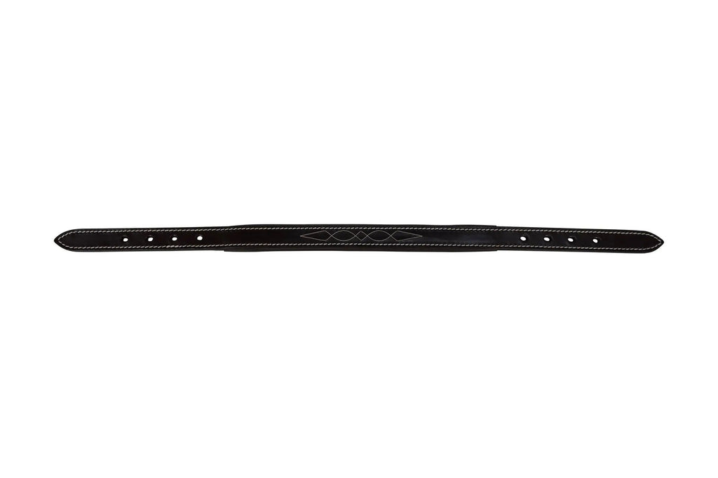 Huntley Equestrian Fancy Stitched Leather Halter Replacement Crown Piece