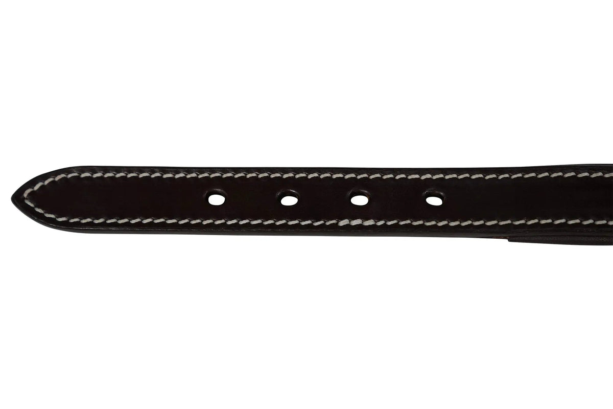 Huntley Equestrian Fancy Stitched Leather Halter Replacement Crown Piece