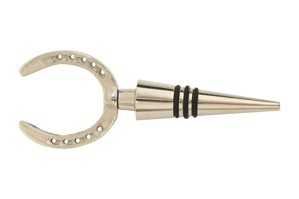 Huntley Equestrian Horse Shoe shaped Bottle Stopper