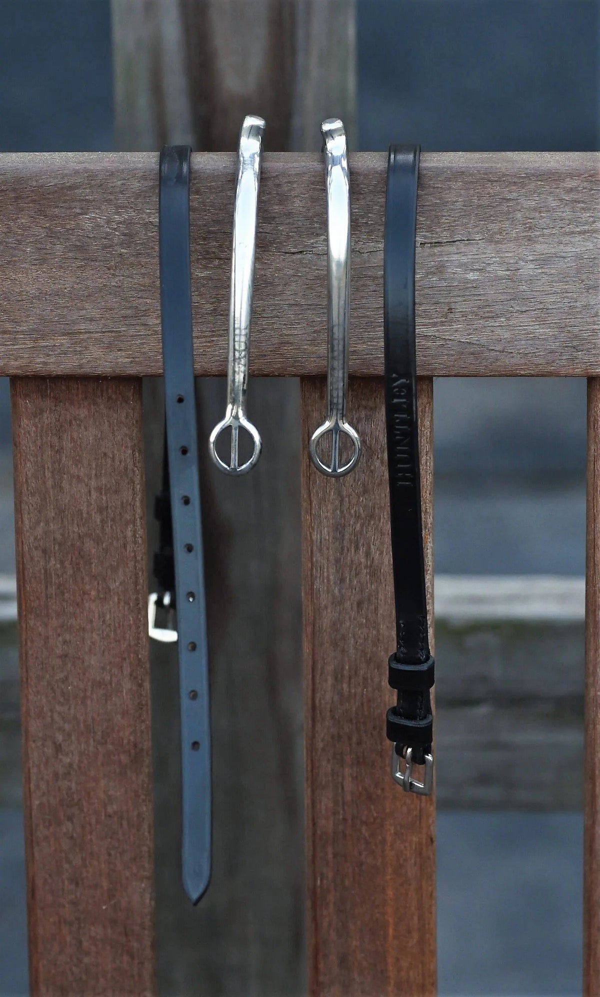 Huntley Equestrian Premium English Leather Spur Straps