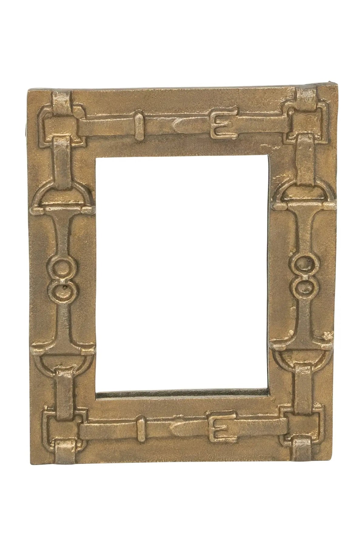 Huntley Equestrian Rectangle Mirror with Decorative Bits