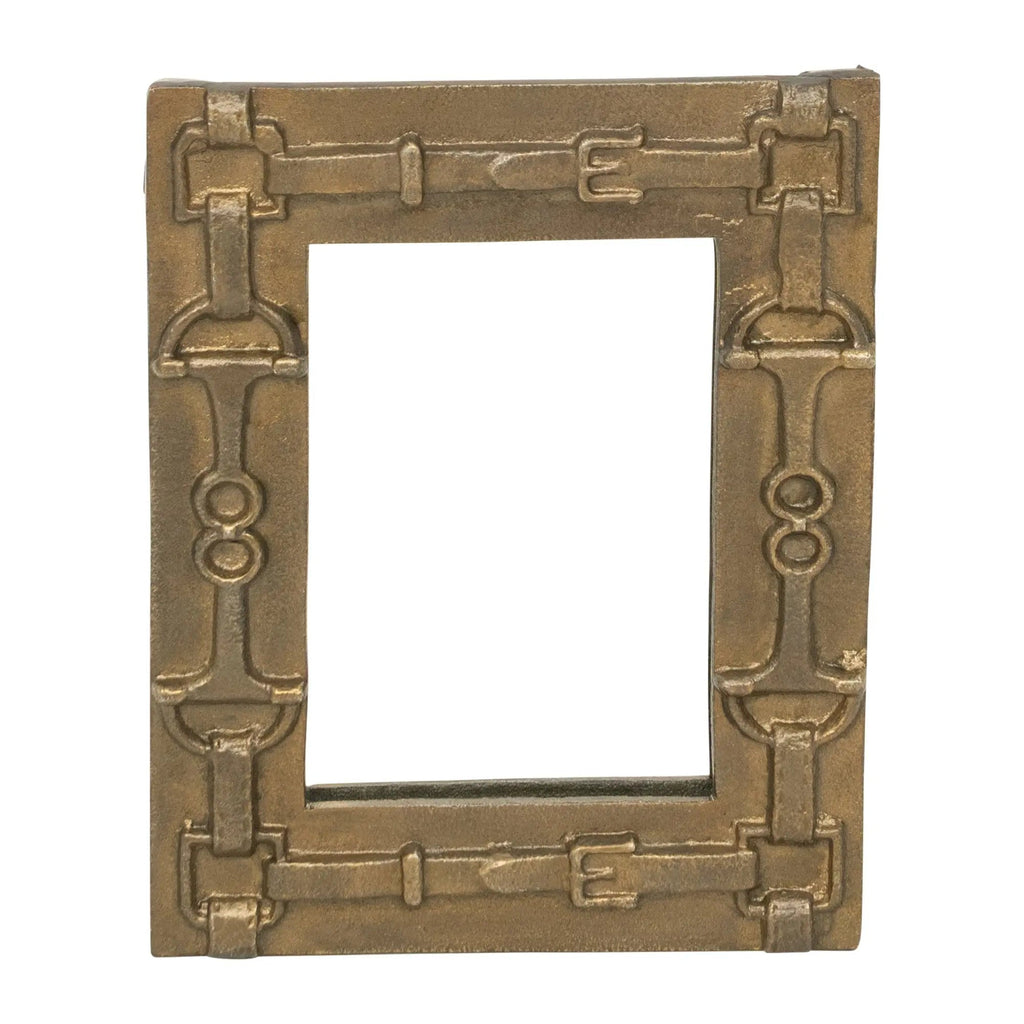 Huntley Equestrian Rectangle Mirror with Decorative Bits
