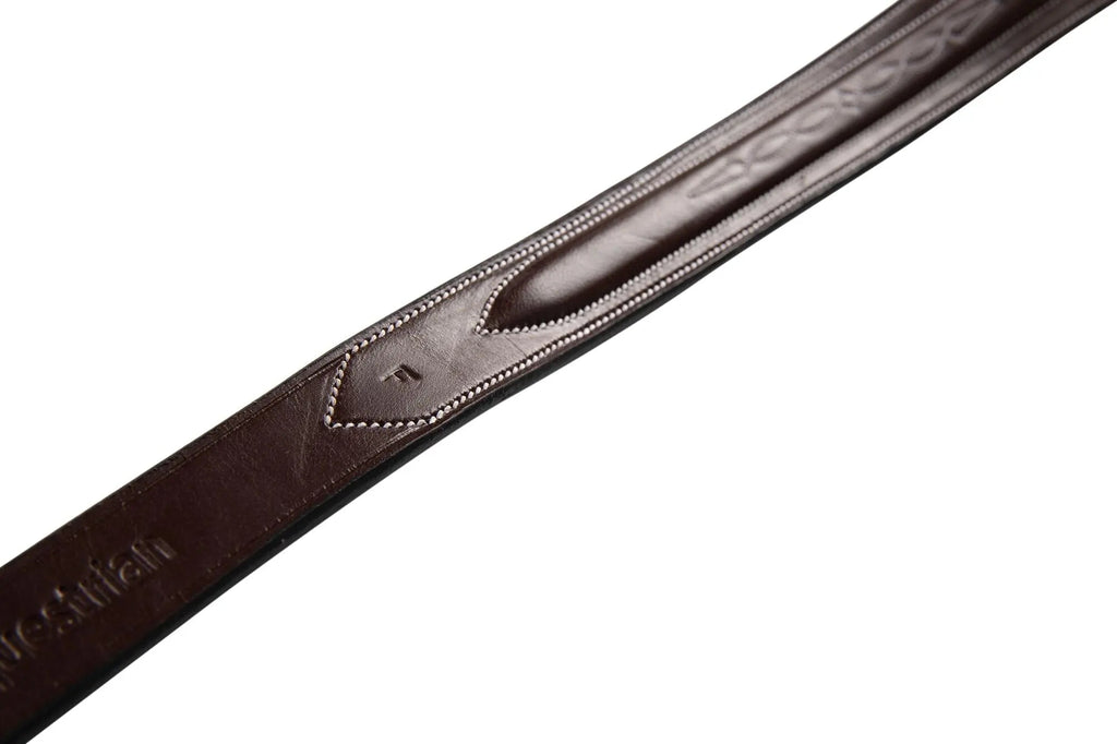 Huntley Equestrian Sedgwick Fancy Stitched Running Martingale, Full Size