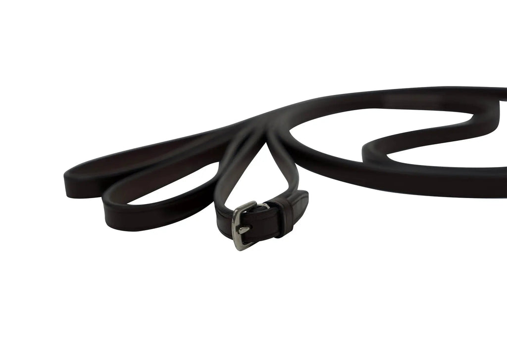 Huntley Equestrian Sedgwick Leather Draw Reins With Loop Ends