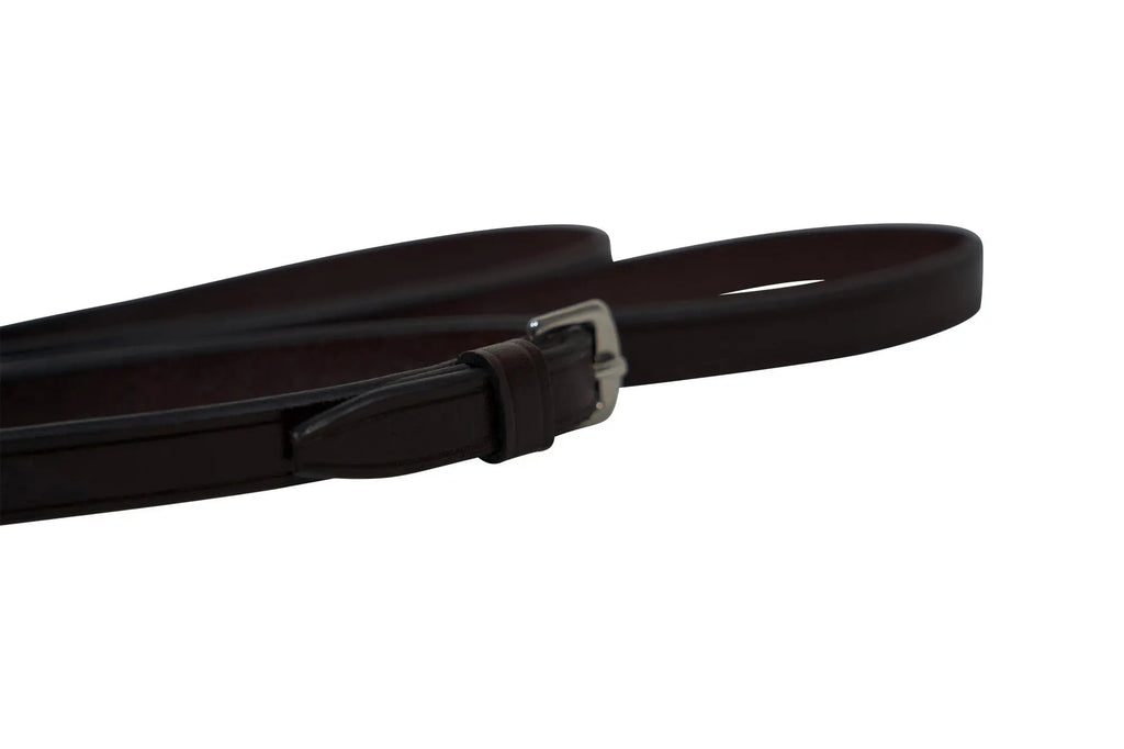 Huntley Equestrian Sedgwick Leather Draw Reins With Loop Ends