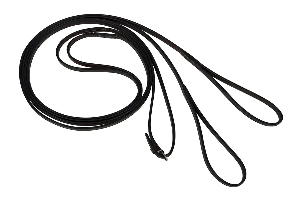 Huntley Equestrian Sedgwick Leather Draw Reins With Loop Ends