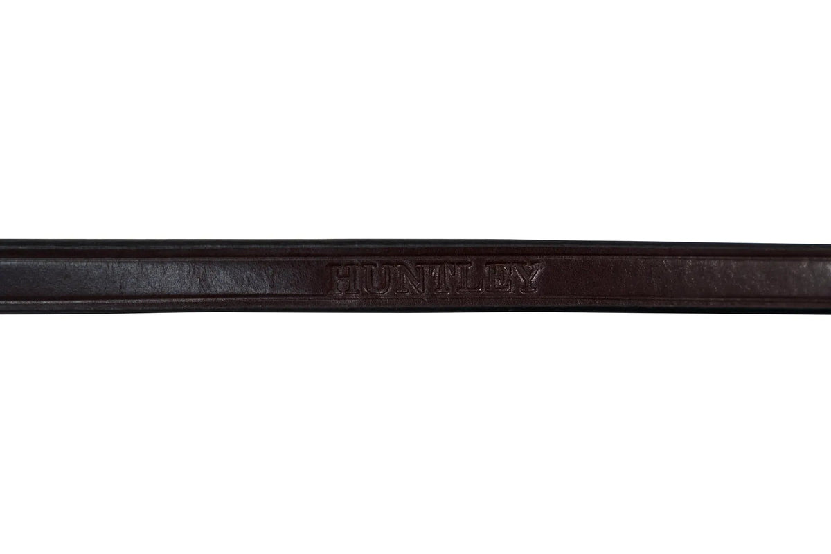 Huntley Equestrian Sedgwick Pelham Flat Curb Reins, Rubber Lined
