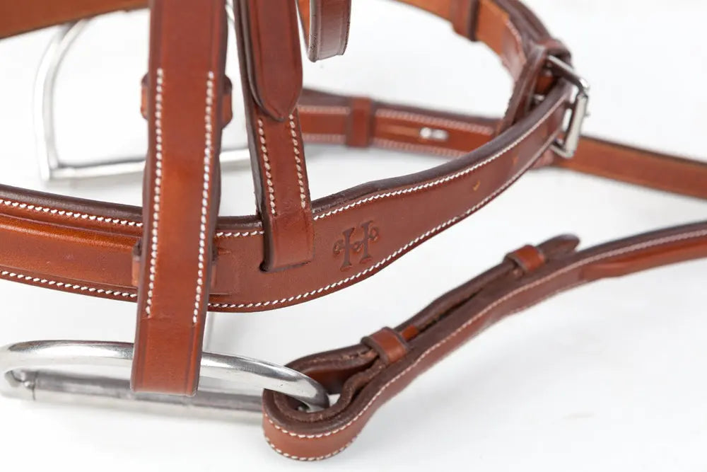 Huntley Equestrian Sedgwick Traditional Cheek Pieces