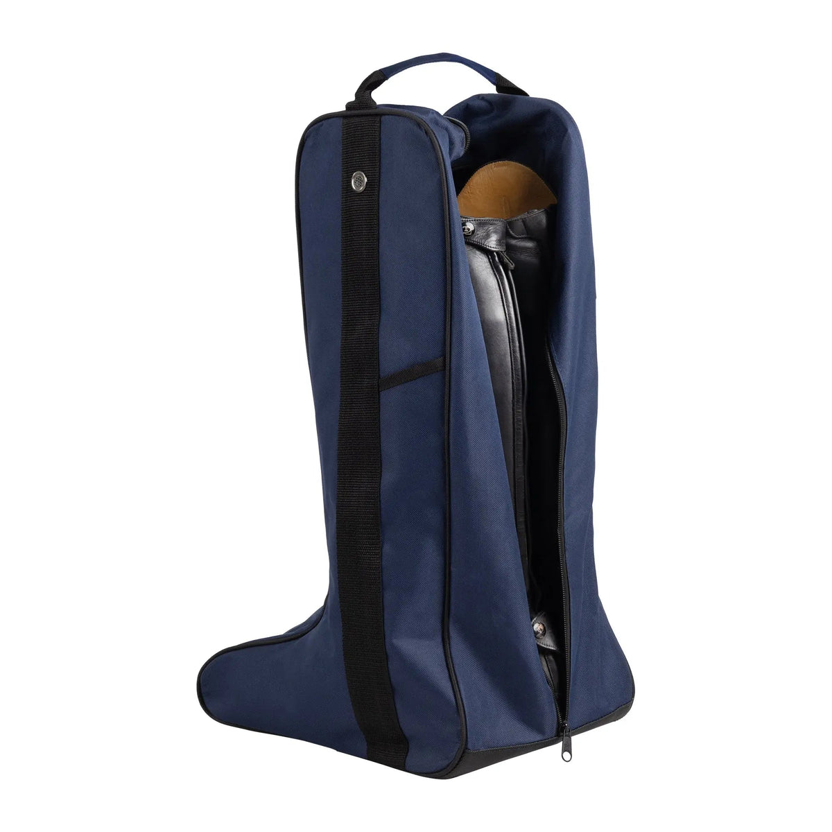 Huntley Equestrian Tall Riding Boot Bag, Navy