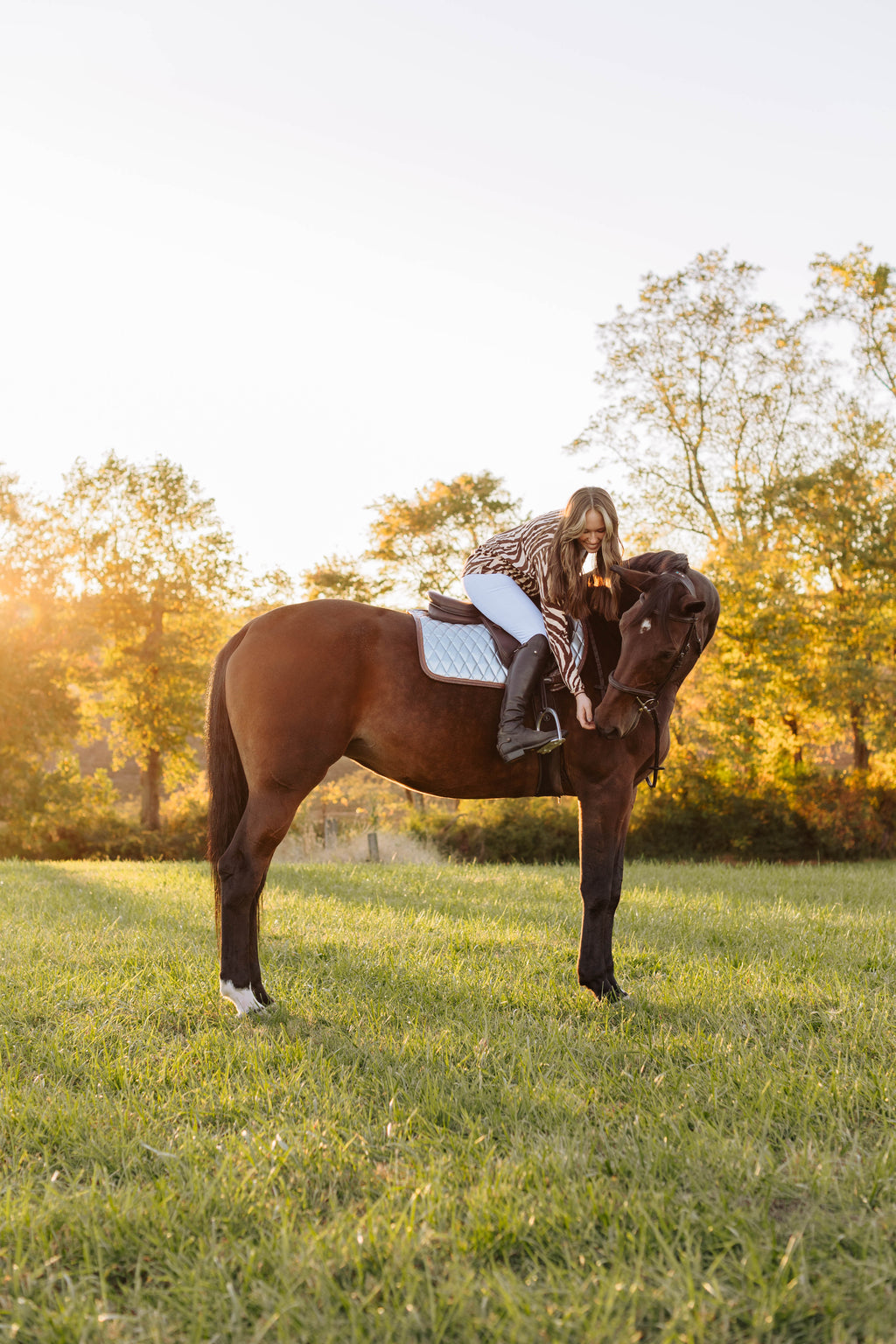 Jump Saddle Pad | Chrome