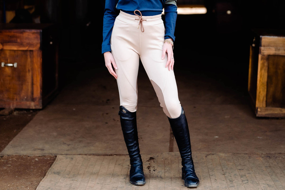 Jogger Knee Patch Breech - Tan
