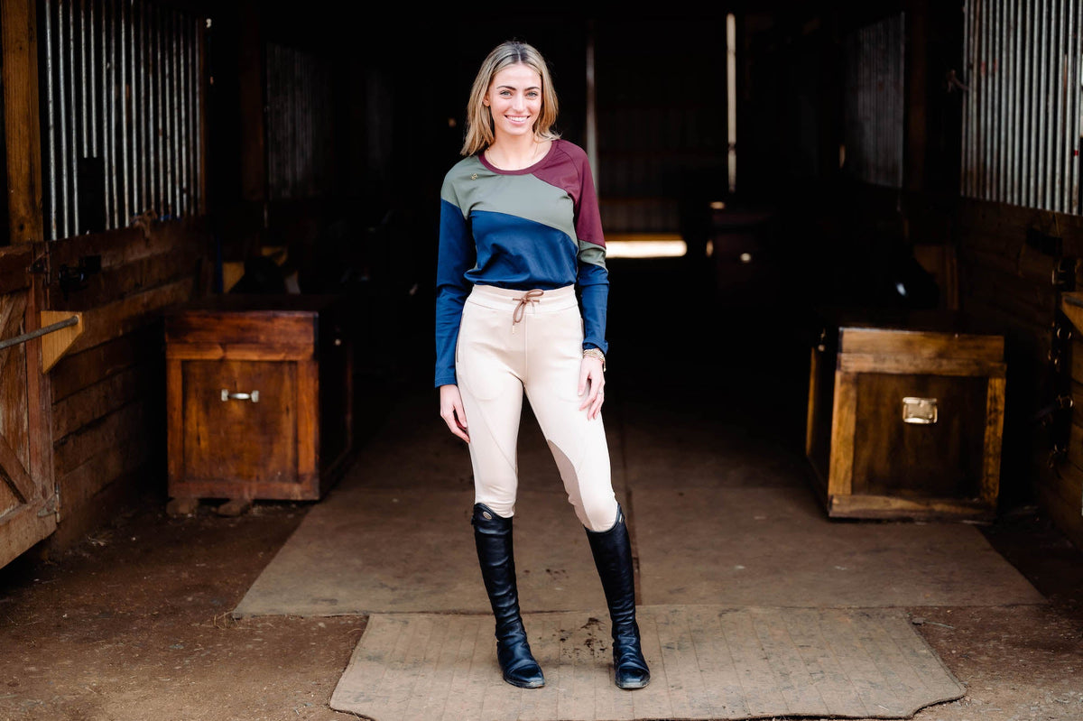 Jogger Knee Patch Breech - Tan