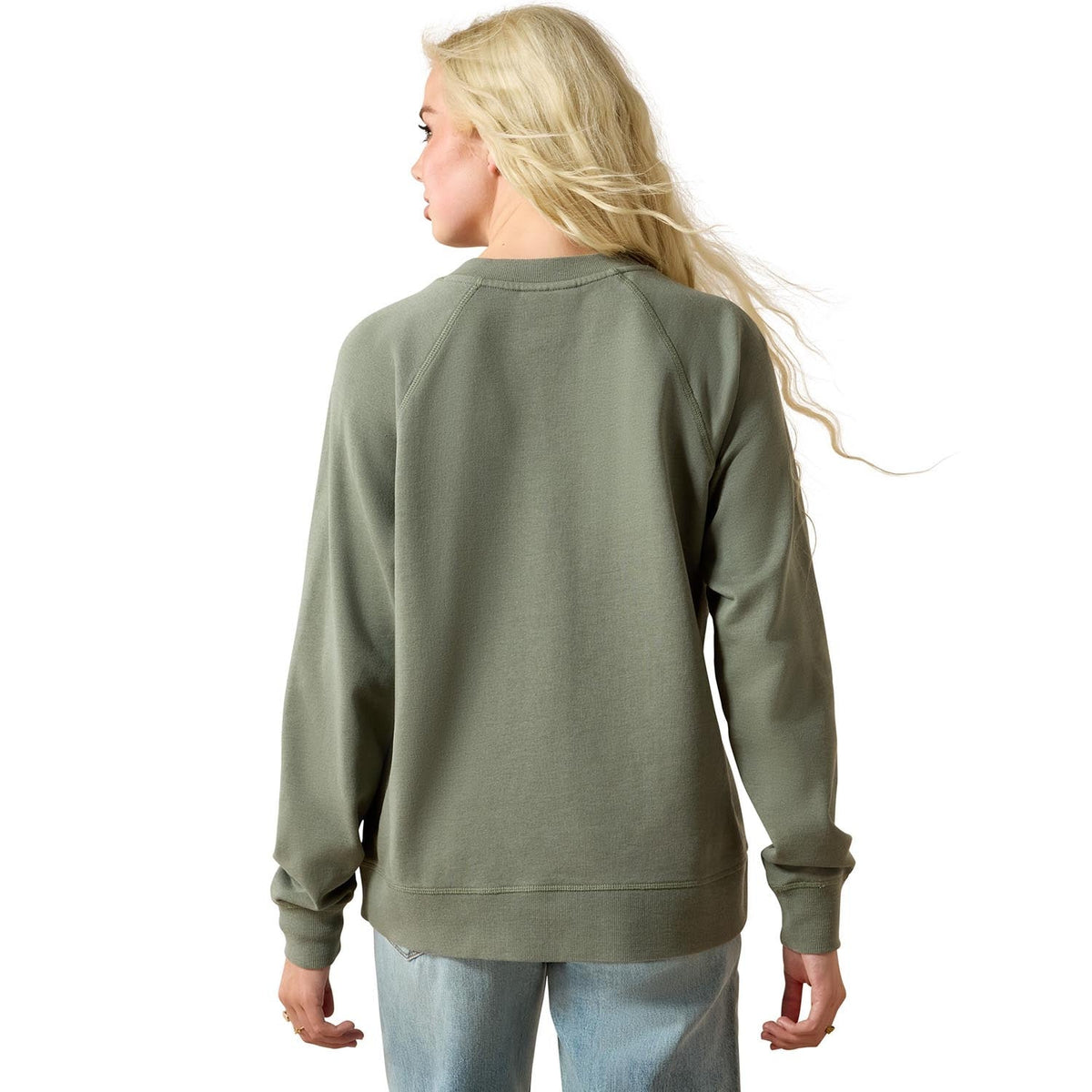 Ariat Women's Western Victoria Oversized Sweatshirt – Cozy French Terry Pullover
