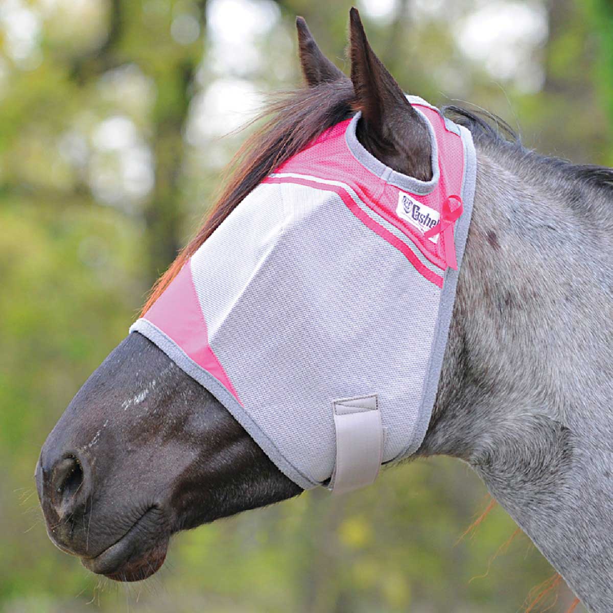 Cashel Crusader Fly Mask for Horses with Forelock Hole and UV Sun Block