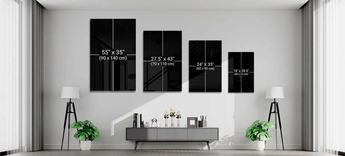 Warrior's Horse Glass Wall Art || Designer's Collection