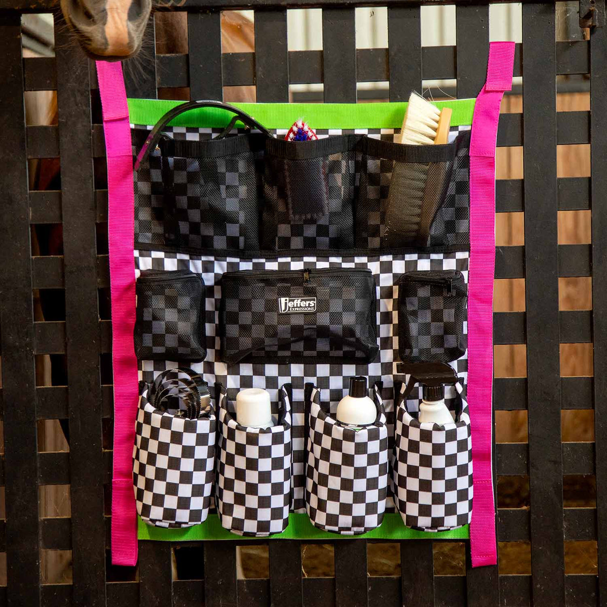 Jeffers Expression Trailer Door Horse Grooming Caddy