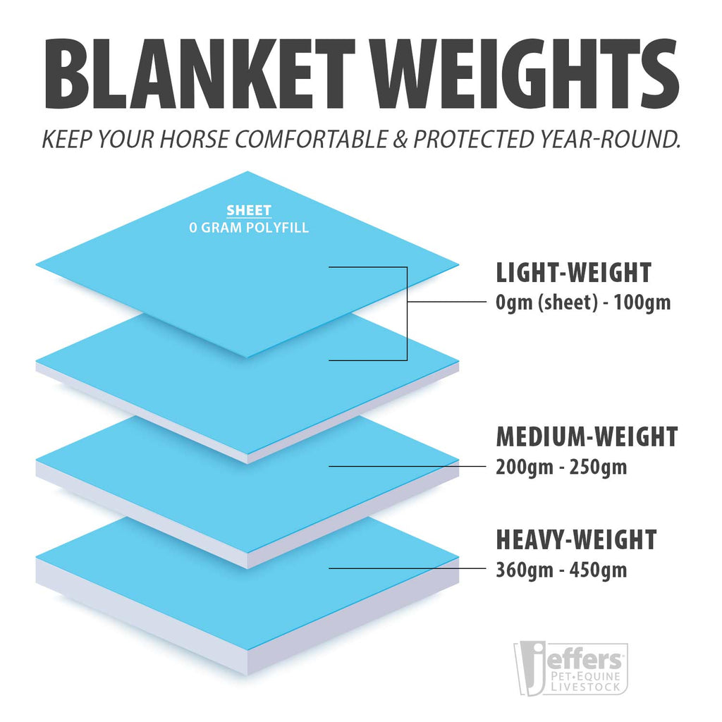 Jeffers Poplar Head "Refuge" 1200 Denier Turnout Blanket with Detachable Neck, 240 Gram, Hamilton Blue