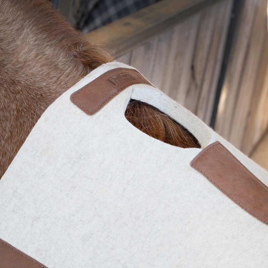Jeffers WoolLuxe 100% Wool Equine Saddle Pad – Cushioned, Breathable, and Shock-Absorbing