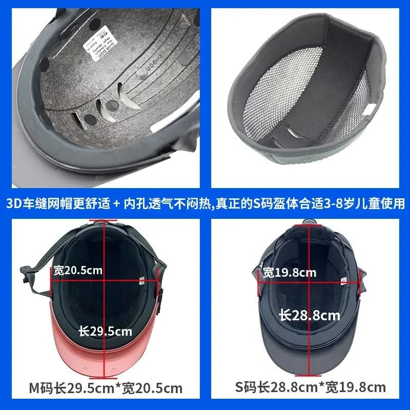 Youth Equestrian Riding Helmet – Breathable Protective Gear